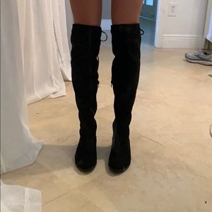 INC THIGH HIGH BOOTS